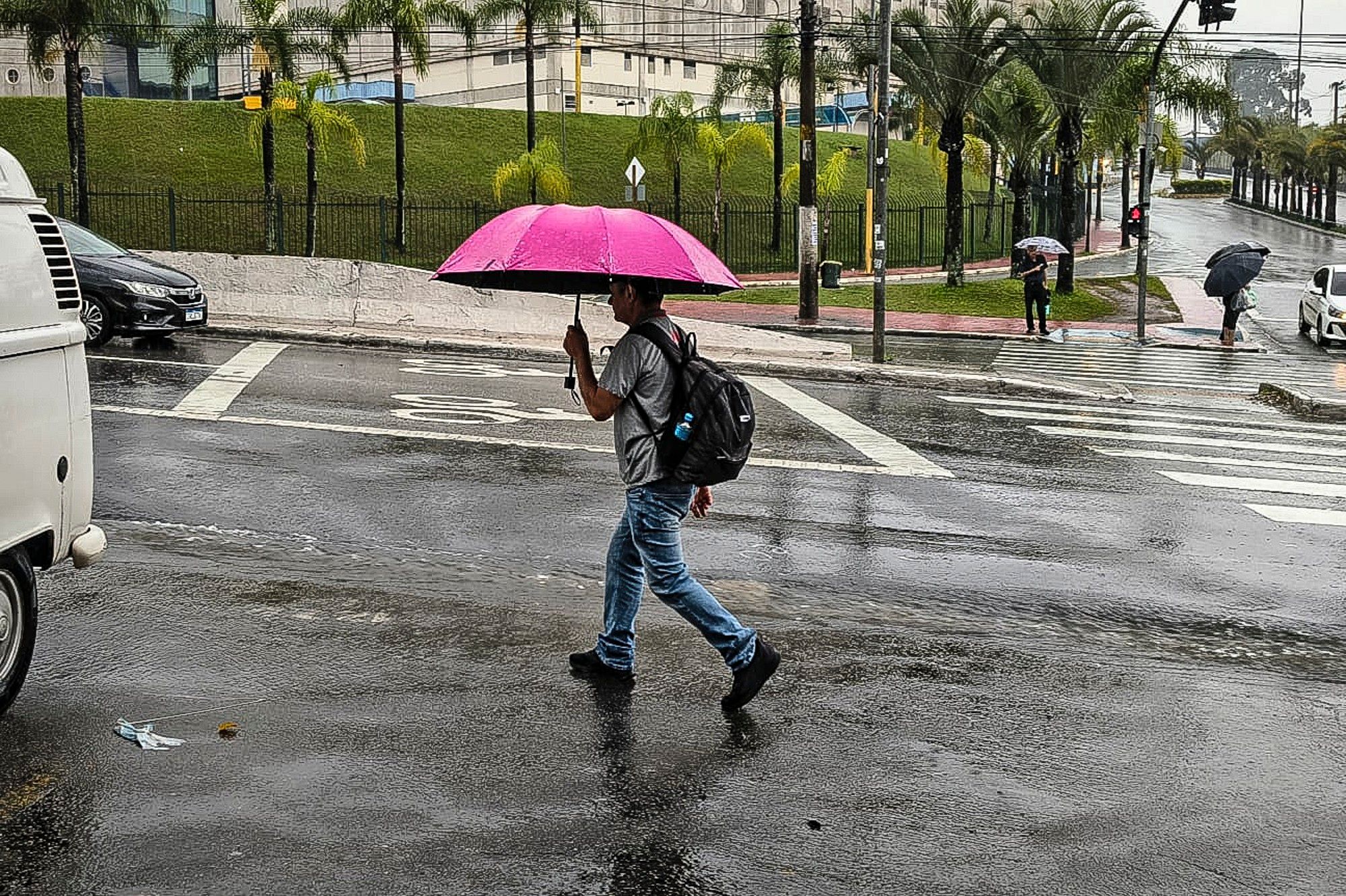 Frente fria avança sobre SP com chuva e ventos de até 80 km/h. Reprodução: G1