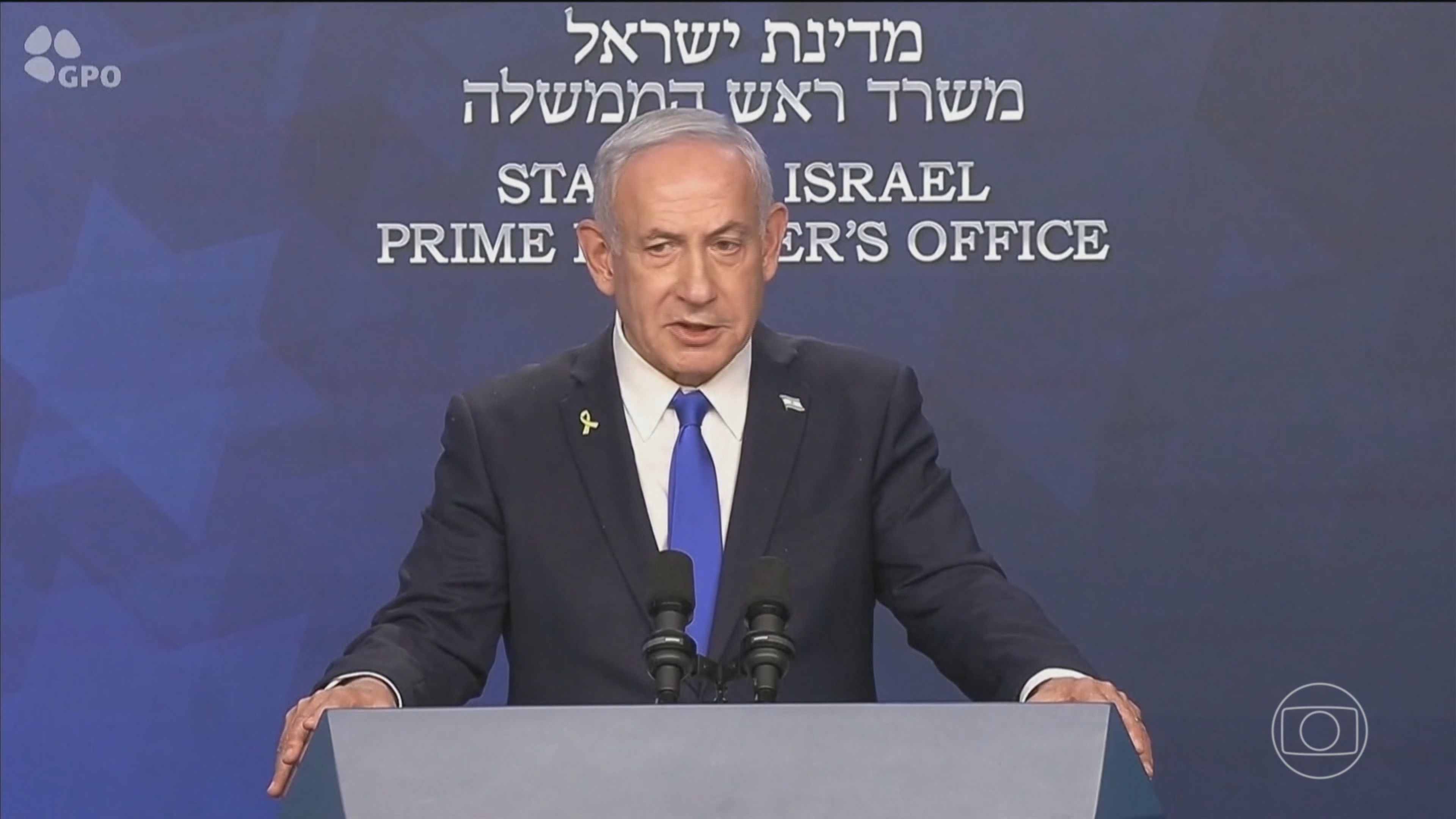 Gabinete de Israel aprova plano de ocupação da cidade de Gaza. Reprodução: Globo