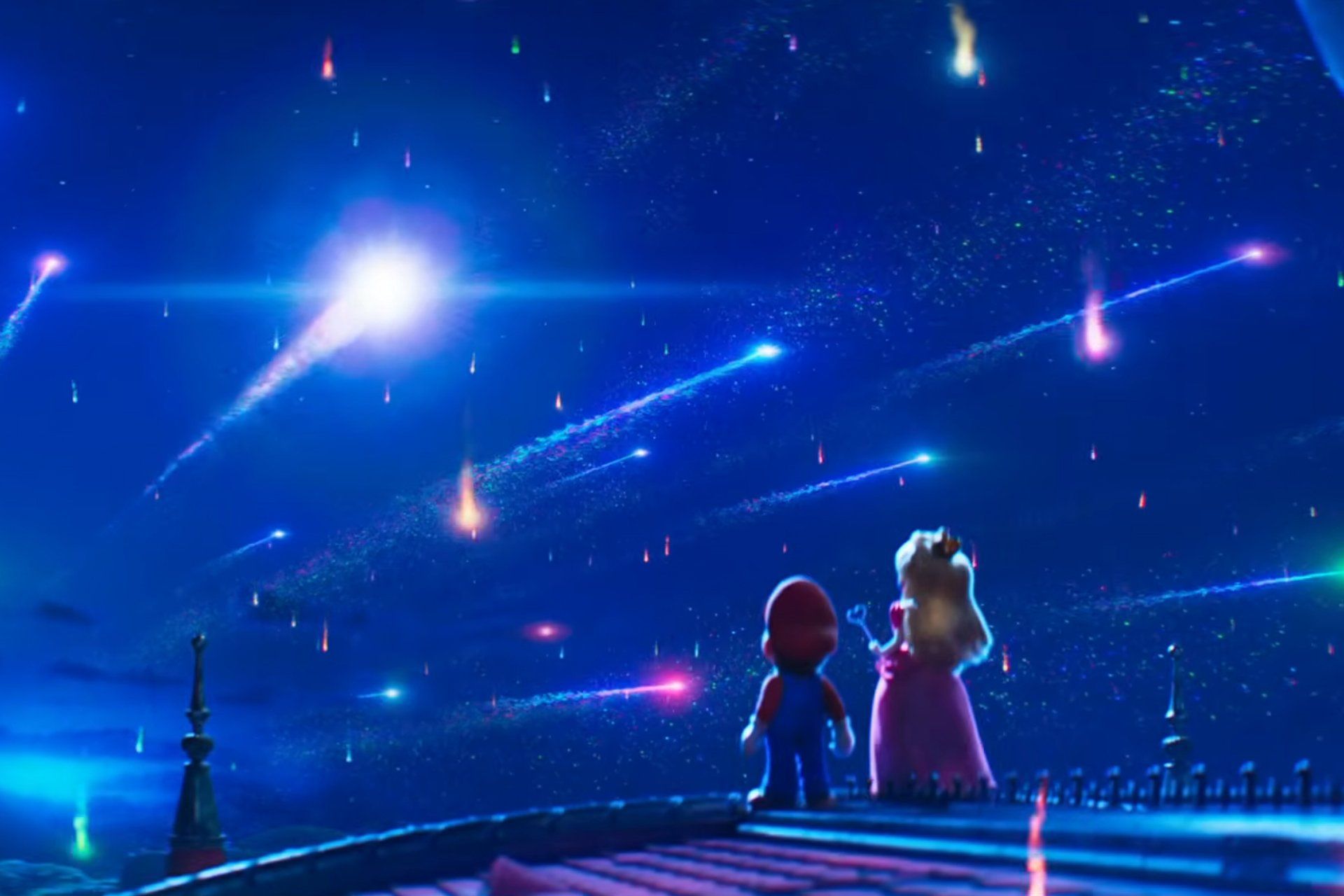Elenco de Super Mario Galaxy retorna em trailer; lançamento previsto para abril de 2026. Reprodução: Retorno do item 11