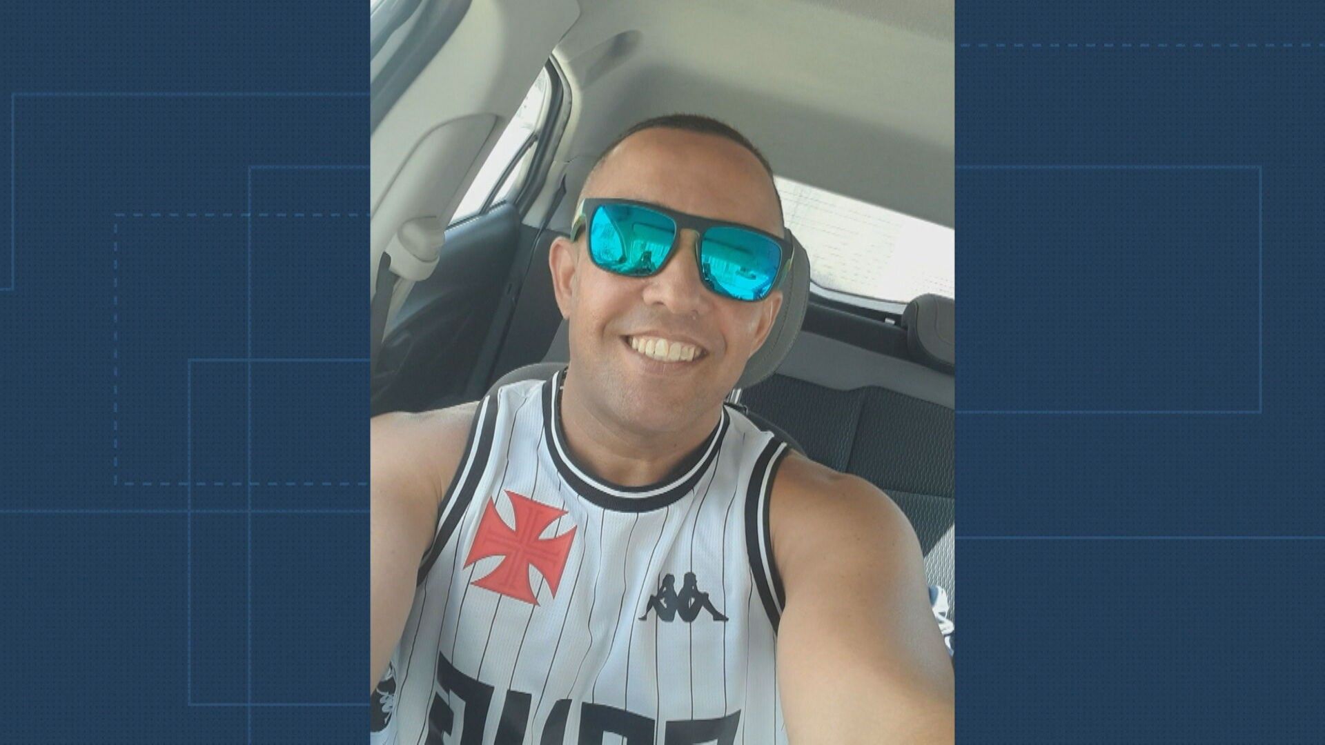 Administrador é mais uma vítima de linha chilena no Rio de Janeiro, após ser atingido no pescoço.. Reprodução: G1