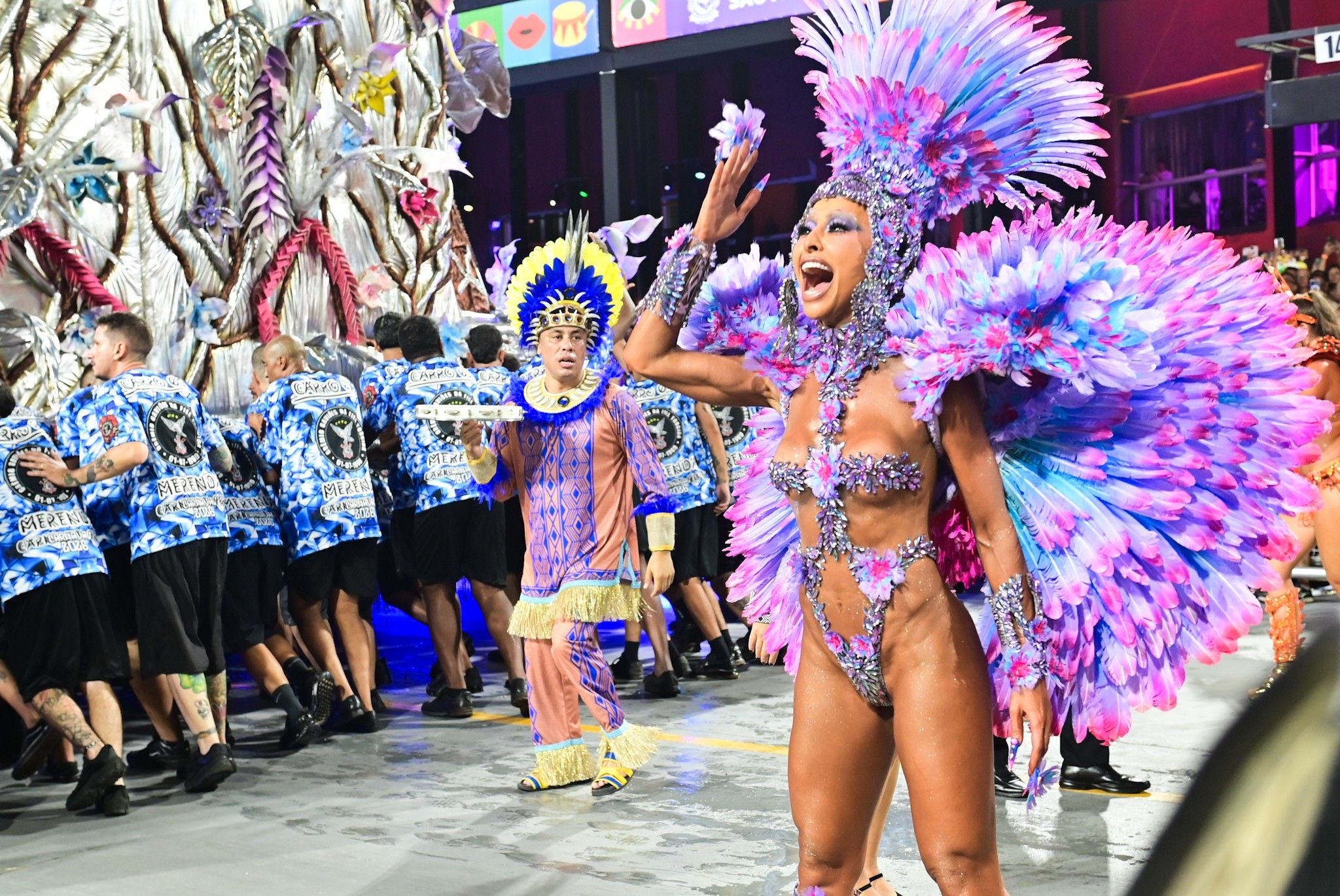 [Sabrina Sato acompanha a apuração do Carnaval 2026 em SP]. Reprodução: G1
