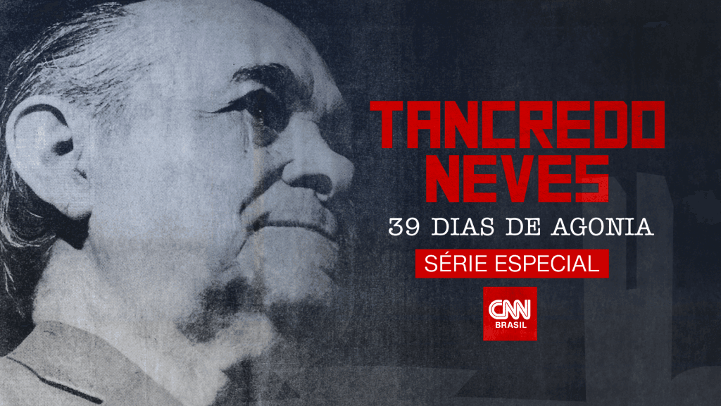 Imagem destaca a cobertura dos 40 anos da redemocratização brasileira, com episódios especiais entre 21 e 25 de abril. Reprodução: CNN Brasil