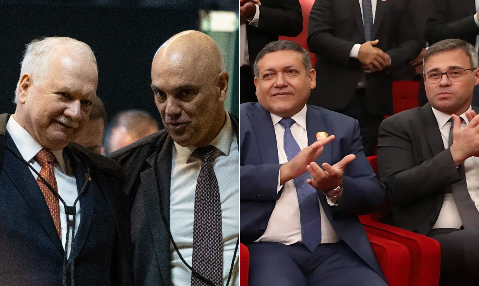 STF e TSE terão presidências distintas no ano eleitoral, com as duplas Fachin-Moraes e Nunes-Mendonça.. Reprodução: Oglobo