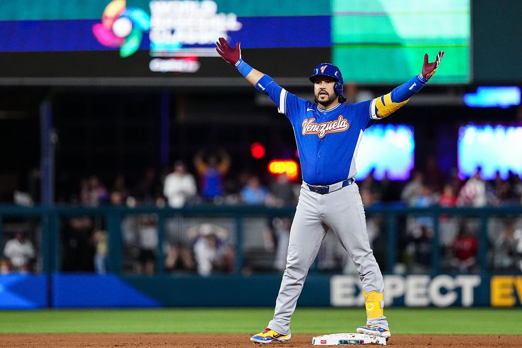 Venezuela vence os EUA em Miami e conquista título histórico da Copa do Mundo de Beisebol. Reprodução: Ge