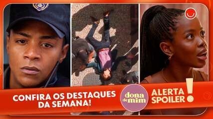 Vanderson é atingido por tiro durante assalto em Dona de Mim. Reprodução: Globo