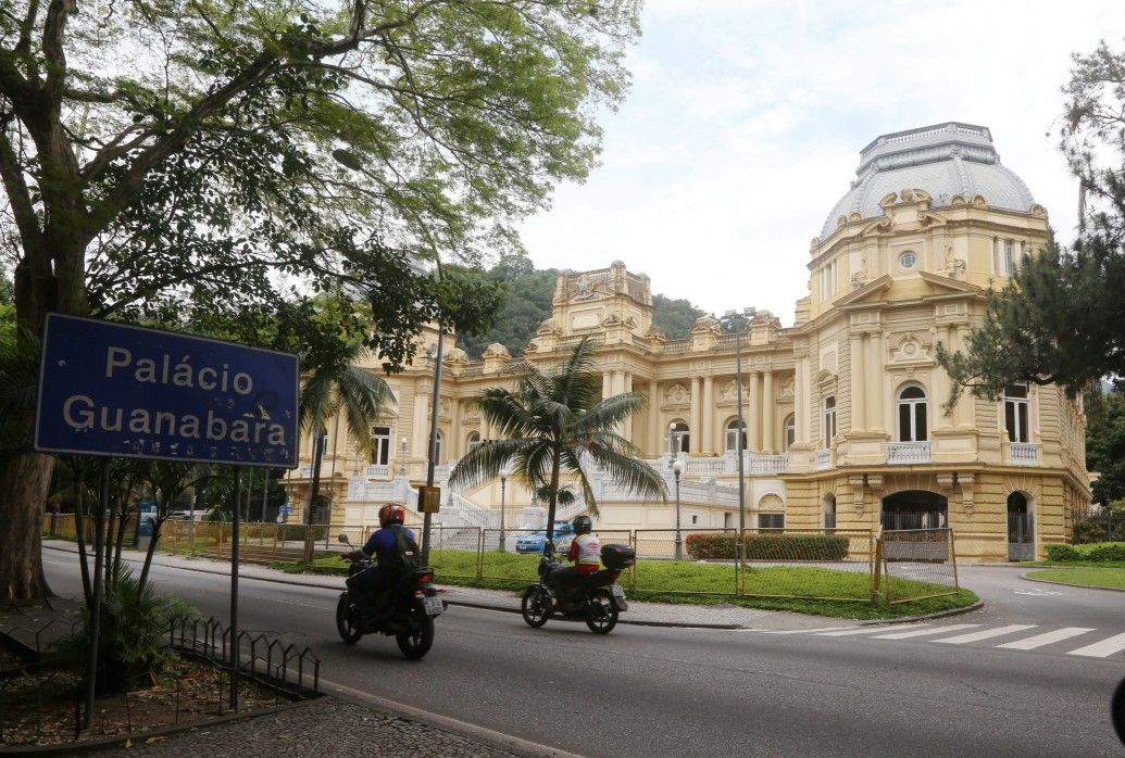Palácio Guanabara será fechado durante ponto facultativo de Corpus Christi no Rio de Janeiro.; Reprodução: Globo