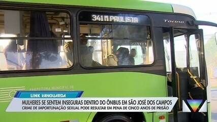 Homem é preso por estupro de vulnerável em ônibus em São José dos Campos. Reprodução: g1