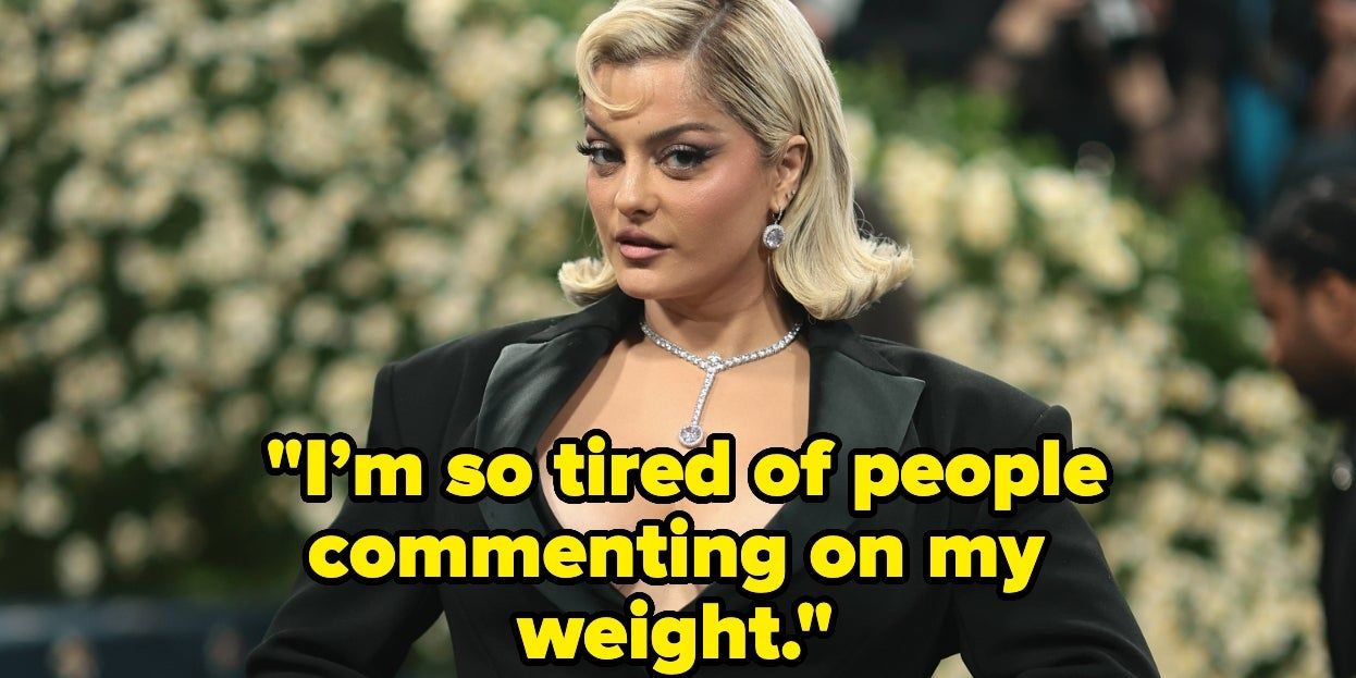 Frase provoca reflexão sobre comentários sobre o corpo alheio. Reprodução: BuzzFeed