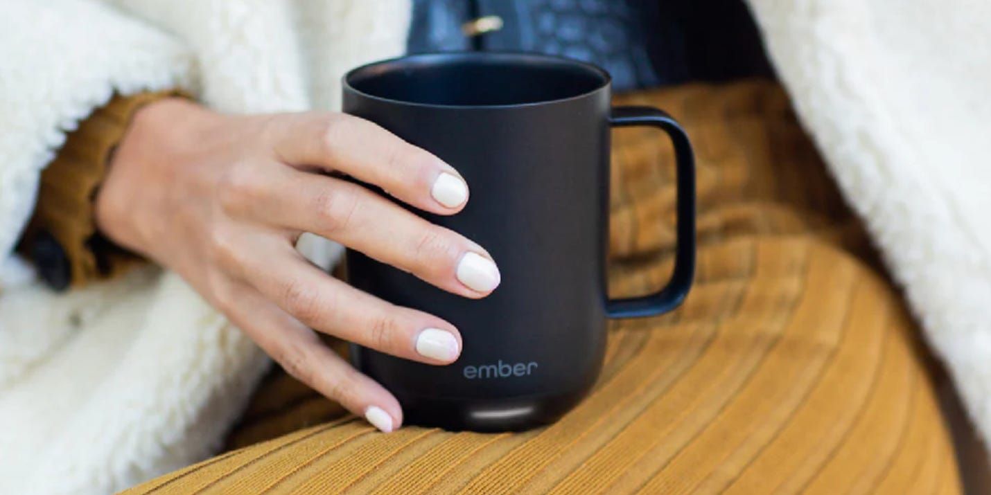 Ember Smart Mug em promoção: mantenha sua bebida na temperatura ideal. Reprodução: Business Insider