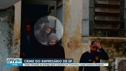 Suspeito de assassinato de empresário é preso em Cravinhos. Reprodução: Globo