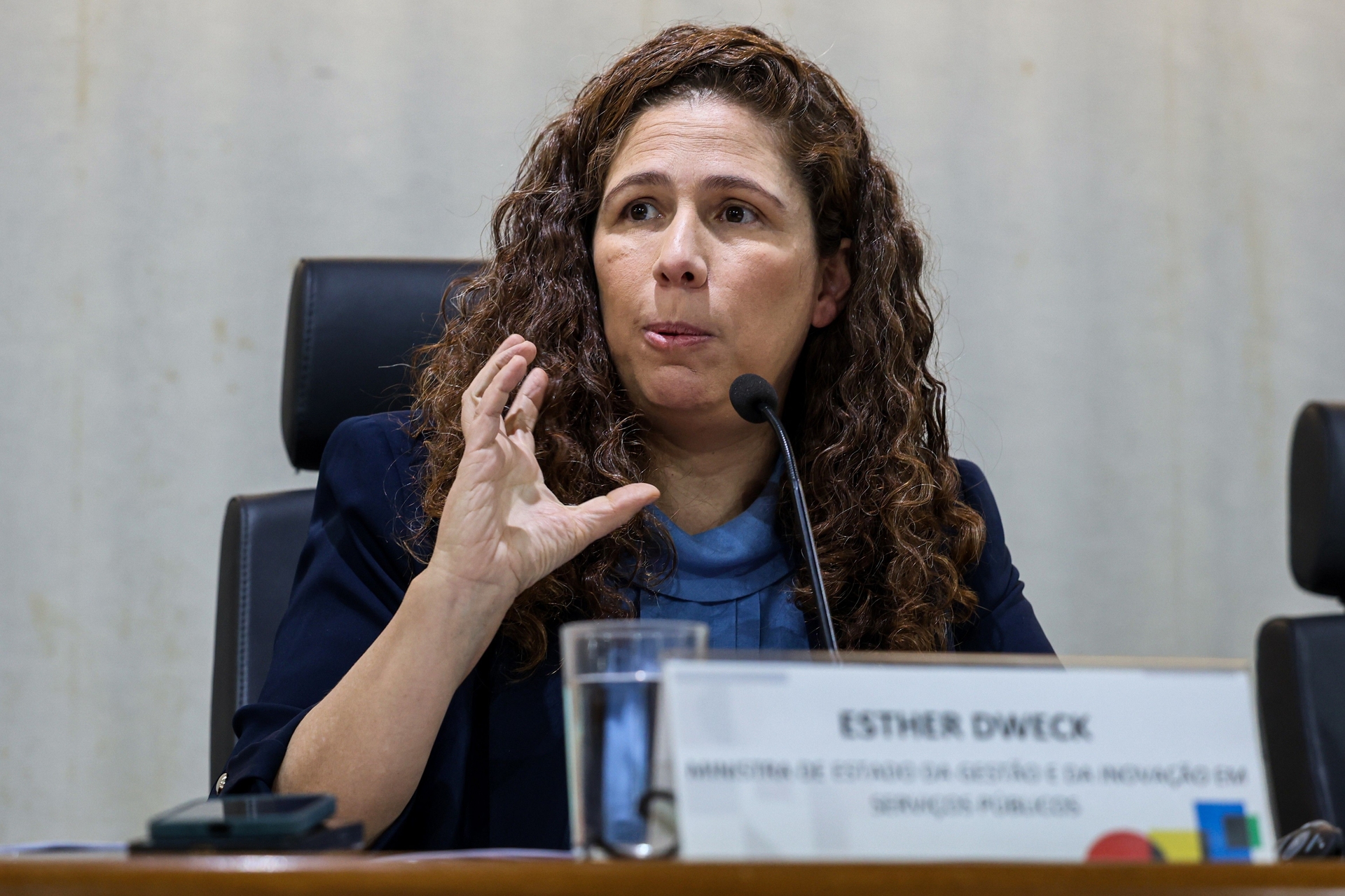 Ministra Esther Dweck apresenta edital do Concurso Nacional Unificado (CNU) 2025. Reprodução: Globo