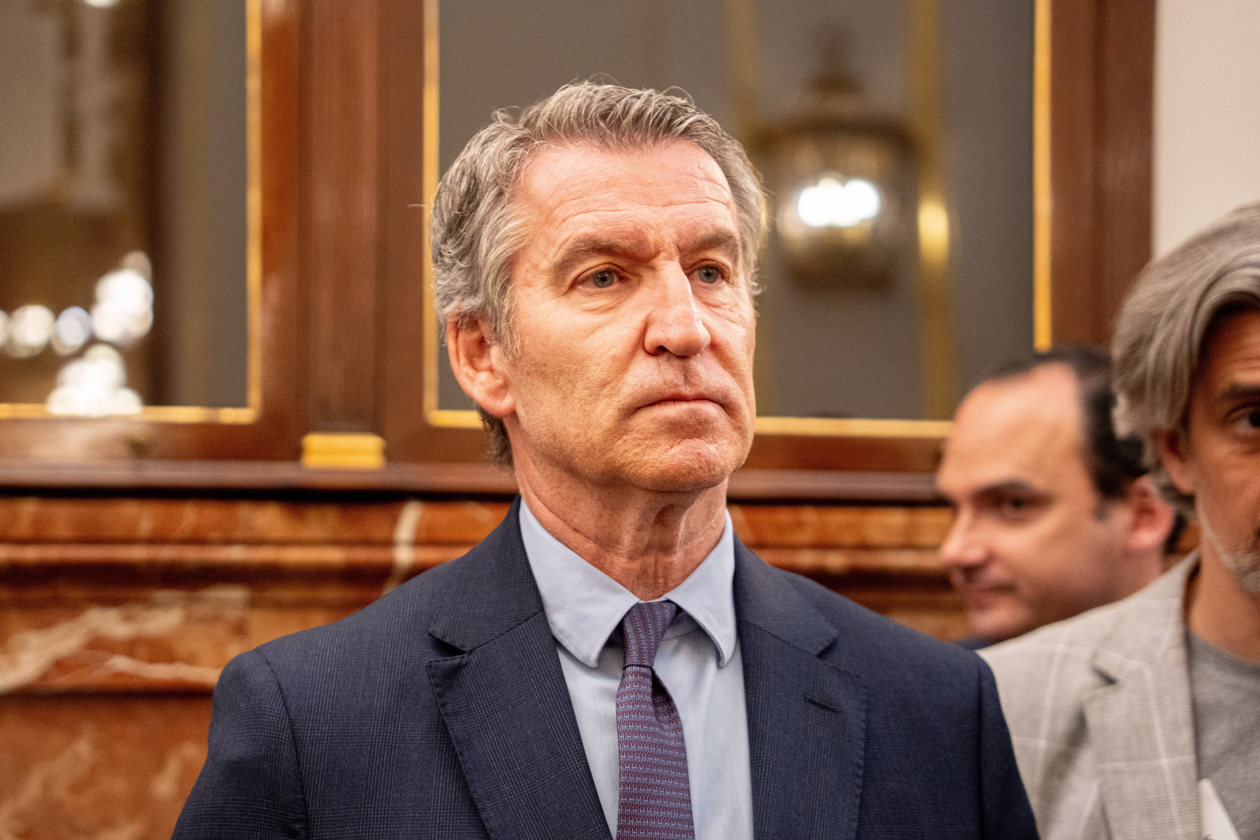 [Feijóo sob controvérsia política na Galícia]. Reprodução: Elpais