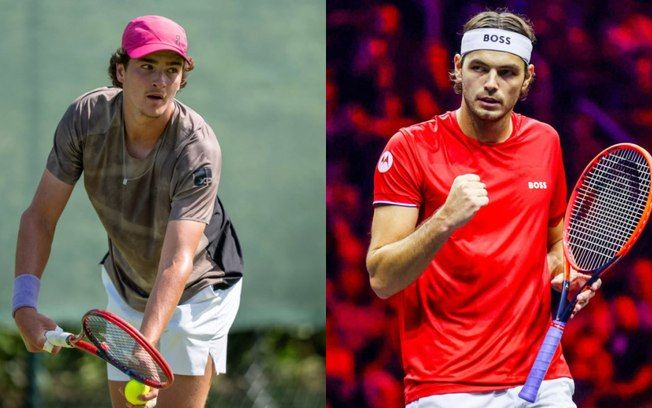 João Fonseca se prepara para enfrentar Taylor Fritz em partida decisiva. Reprodução: Esporte IG