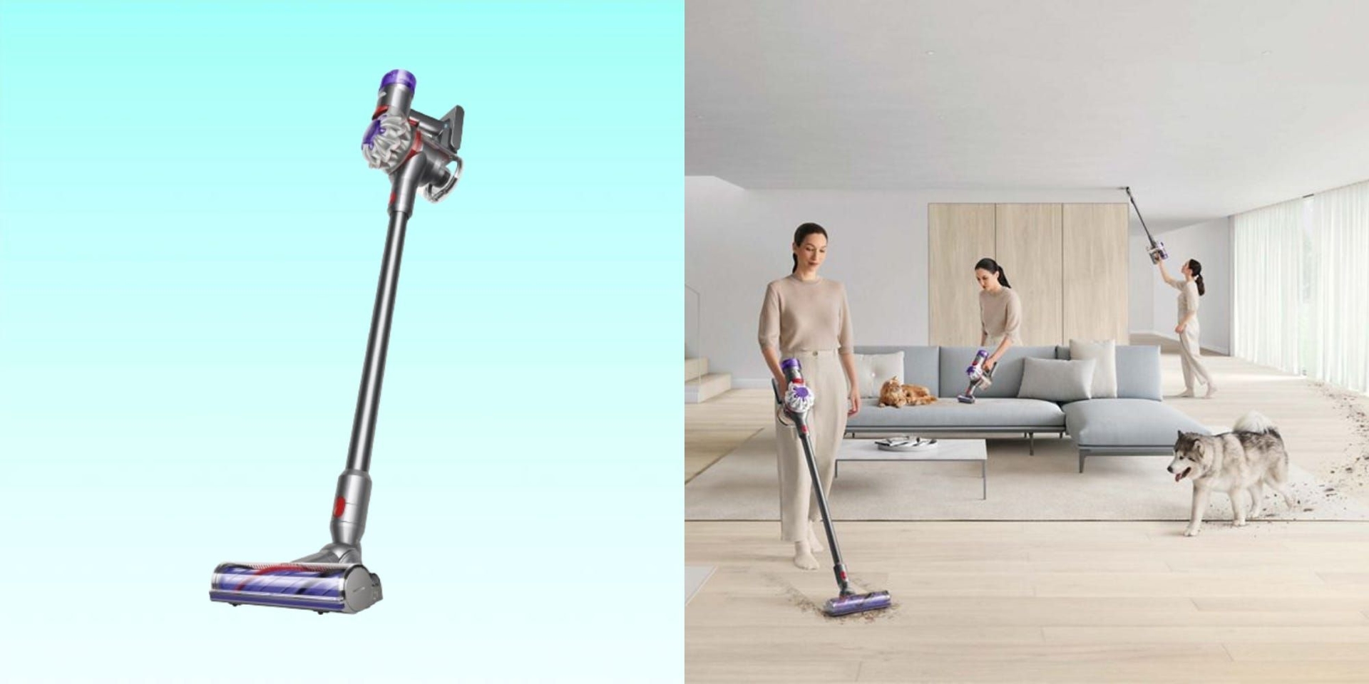Oferta especial do Dyson V8 Plus por menos de $300 no Prime Day. Reprodução: Business Insider
