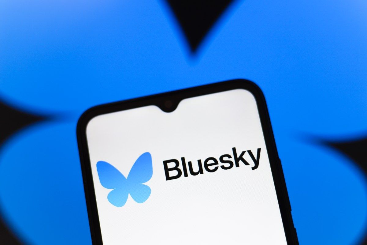 Bluesky, rede social descentralizada, enfrenta problemas de instabilidade. Reprodução: TechCrunch