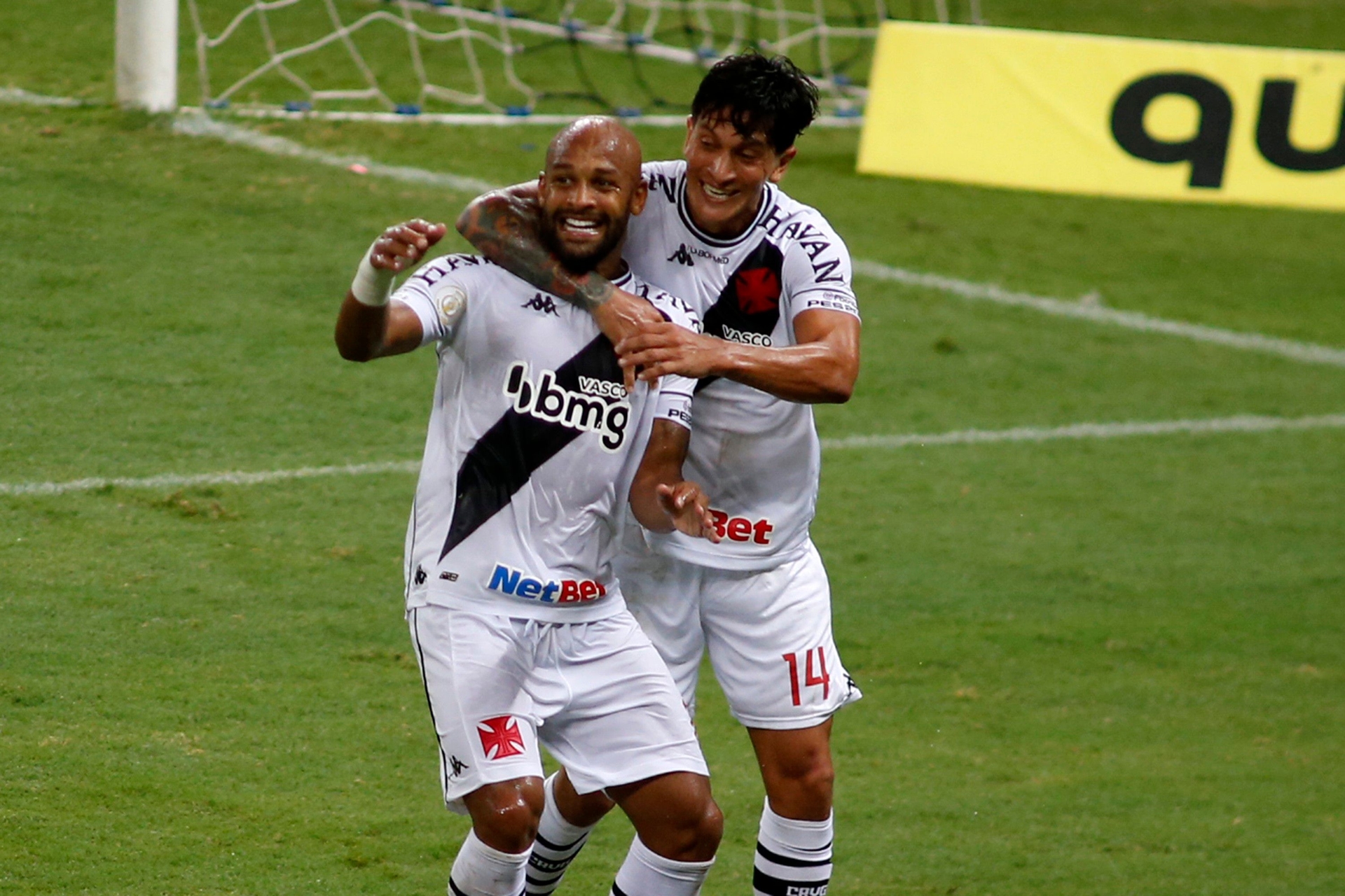 Último jogo do clube carioca no estádio, sem público por conta da pandemia. Reprodução: Globo