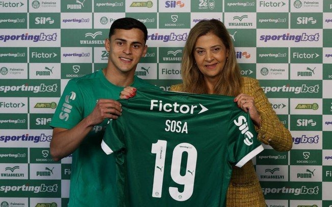Sosa afirma que transferência para o Palmeiras é um grande passo na sua carreira.; Reprodução: iG Esporte