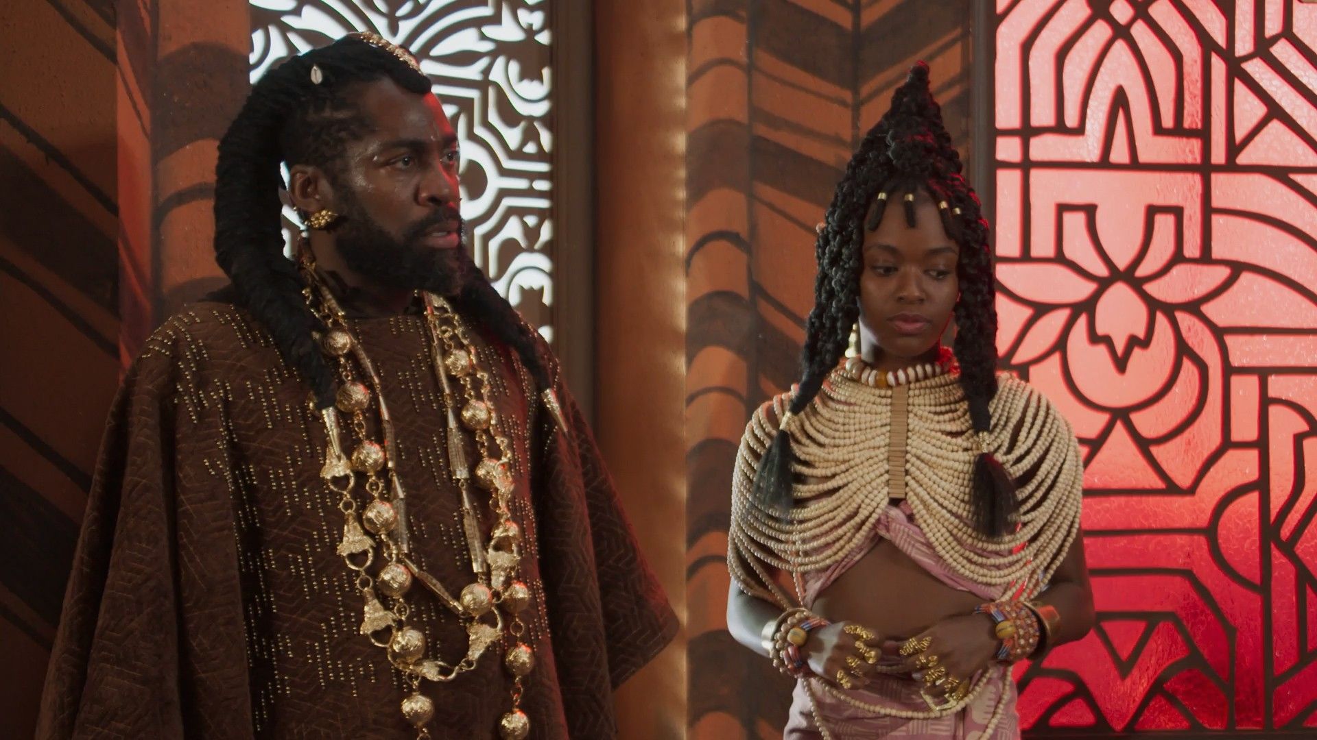 Cena tensa de poder: Jendal força Dumi a jogar o amigo em um poço com serpentes.. Reprodução: Gshow