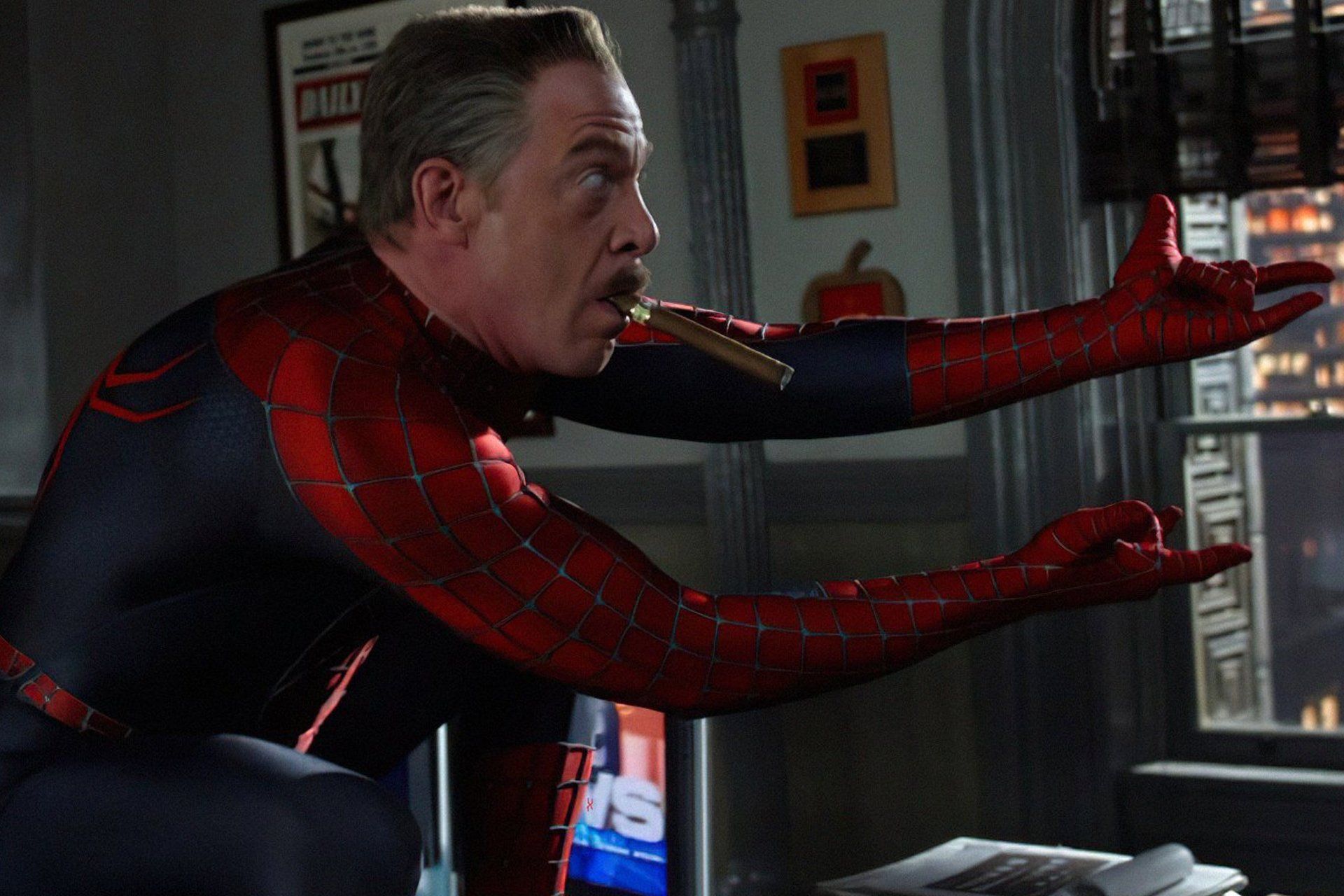 Cena deletada de 'Spider-Man 2.1' com J. Jonah Jameson. Reprodução: Gizmodo