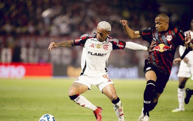 Flamengo reage após gol relâmpago e vence o RB Bragantino em Bragança Paulista. Reprodução: Adriano Fontes / Flamengo