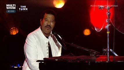 Legenda da imagem. Lionel Richie encantou o The Town com seus maiores hits. Reprodução: Retorno do item 11