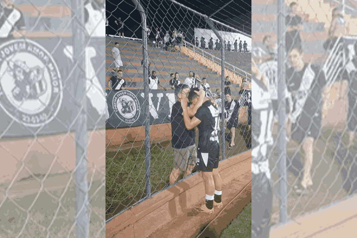 Jovem jogador da Ponte Preta emociona pai na estreia