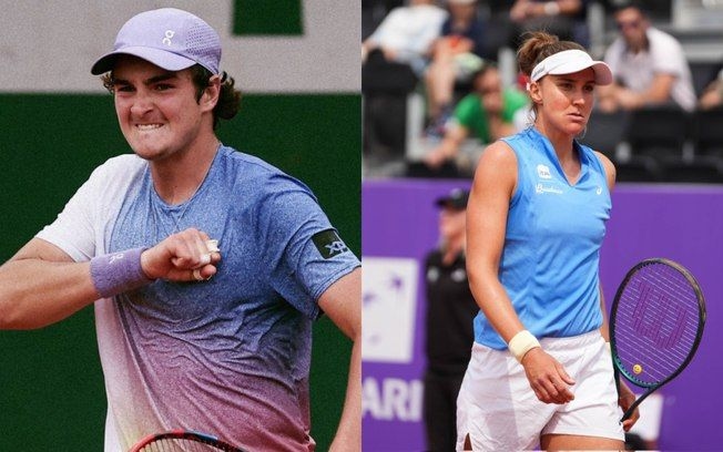 João Fonseca e Bia Haddad enfrentam desafios nas primeiras rodadas de Wimbledon. Reprodução: iG