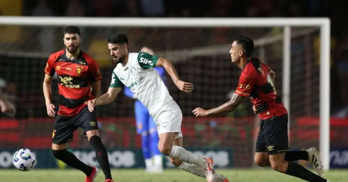 Sport se destaca na partida, mas é derrotado pelo Palmeiras devido a erro de arbitragem. Reprodução: Terra