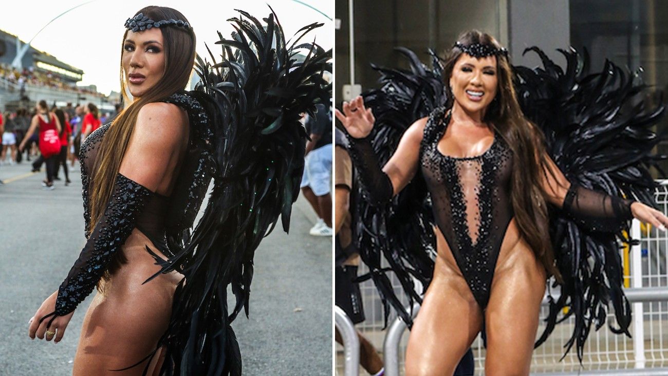 [Carla Silva, musa do Carnaval, exibe look avaliado em mais de R$ 60 mil]. Reprodução: Gshow