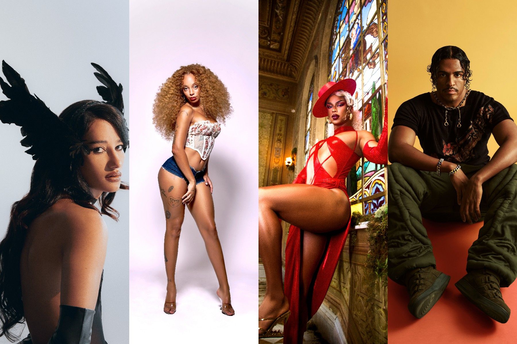 Artistas se preparam para a quarta edição do Presença Festival no Circo Voador, celebrando o Mês do Orgulho LGBTQIAP+. Reprodução: Globo