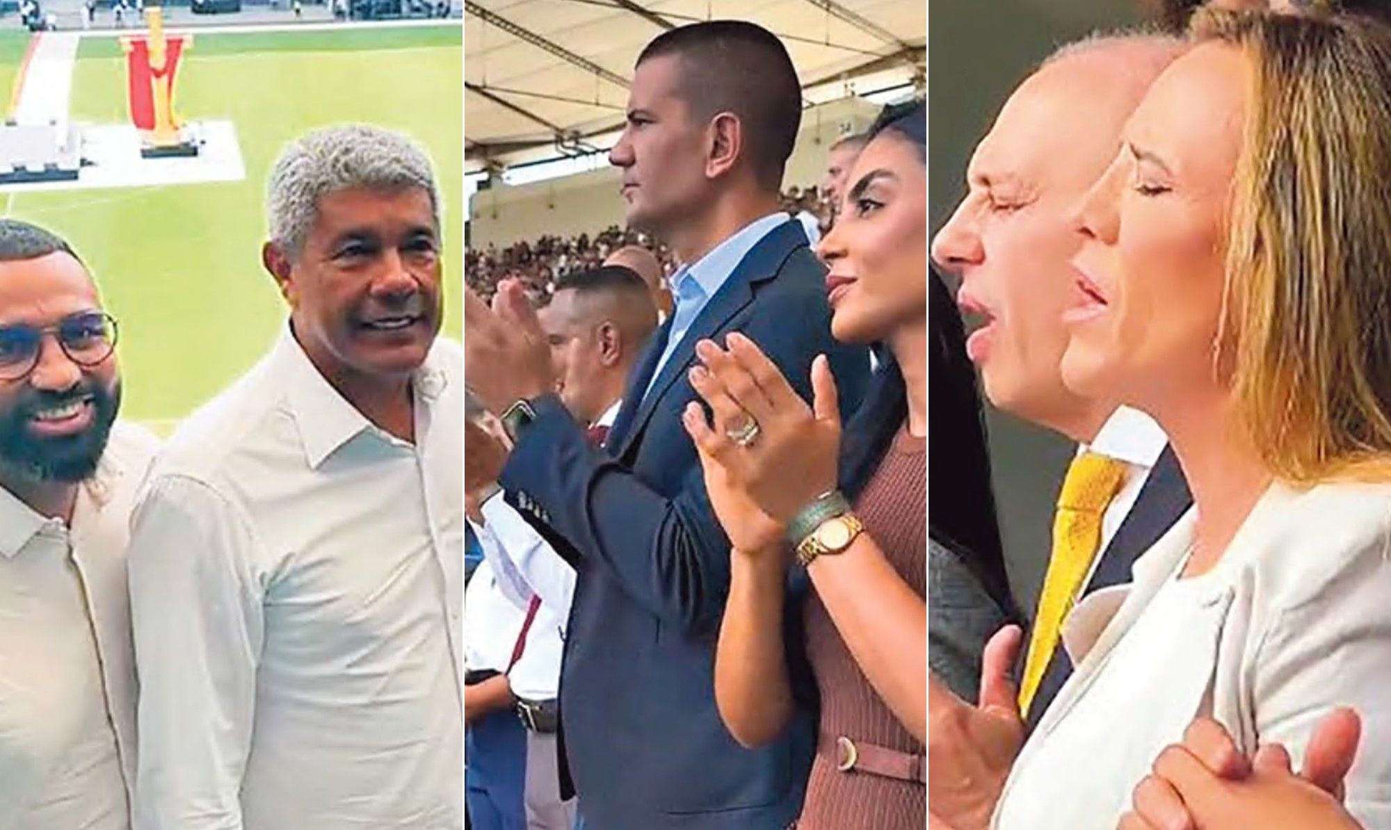 Pré-candidatos participam de megaculto da Igreja Universal. Reprodução: Oglobo