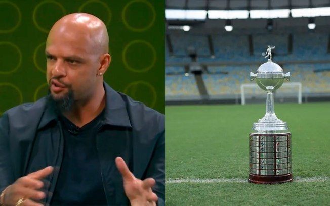 Felipe Melo destaca Flamengo como favorito ao título da Libertadores. Legenda da imagem. Reprodução: iG Esporte