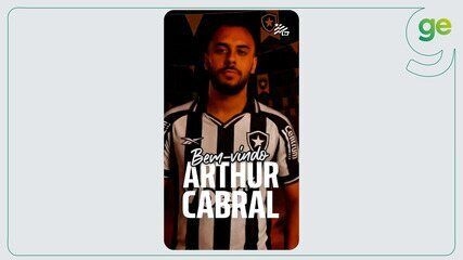 Botafogo anuncia a contratação do atacante Arthur Cabral, ex-Benfica, para reforçar o time. Reprodução: Globo.