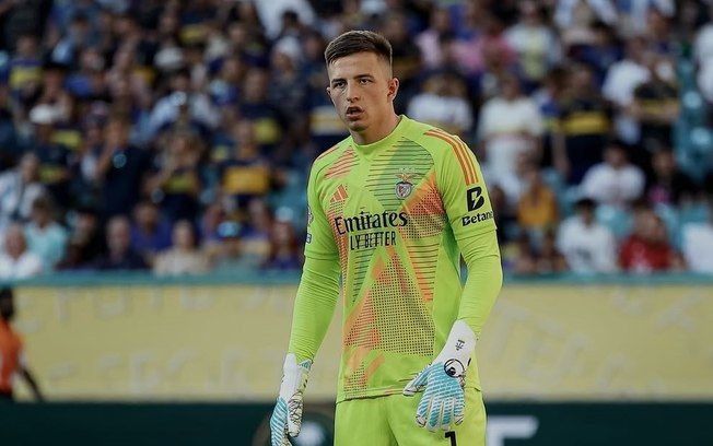 Anatoliy Trubin, do Benfica, se destaca em partida que afeta caminho do Flamengo no Mundial. Reprodução: iG