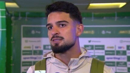 Flaco López relata que acordou com barulho de bombas no CT do Palmeiras, considerando a situação uma falta de respeito. Reprodução: Globo