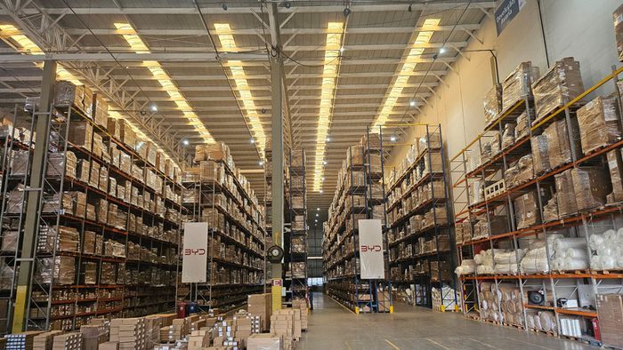Centro de Distribuição da BYD no Brasil