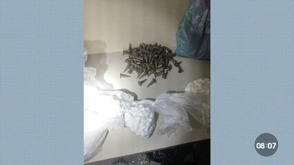 Polícia Federal realiza operação contra traficantes na rodovia Presidente Dutra. Reprodução: Globo