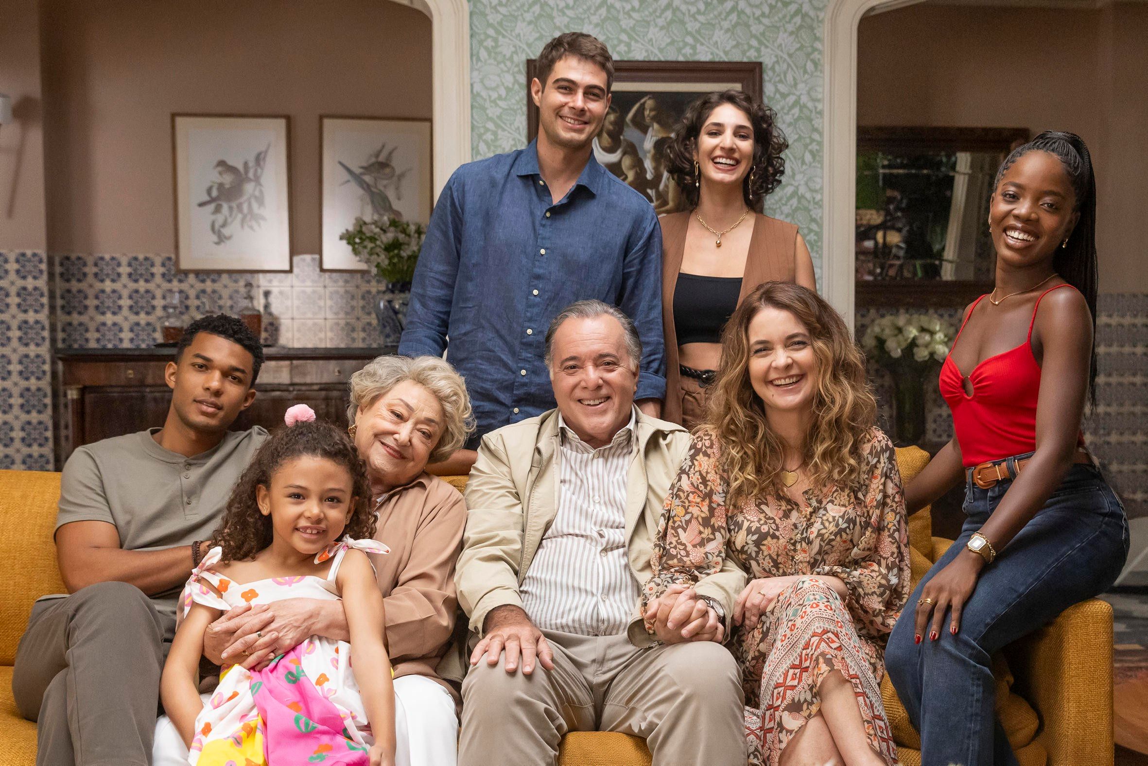 Personagens Leona, Abel e Filipa se preparam para encantar o público a partir de 28 de abril.; Reprodução: Globo