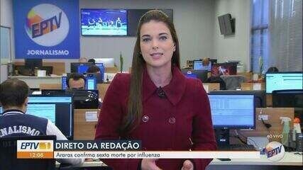 Araras registra 7 mortes por gripe em 2023, alerta para vacinação. Reprodução: Globo