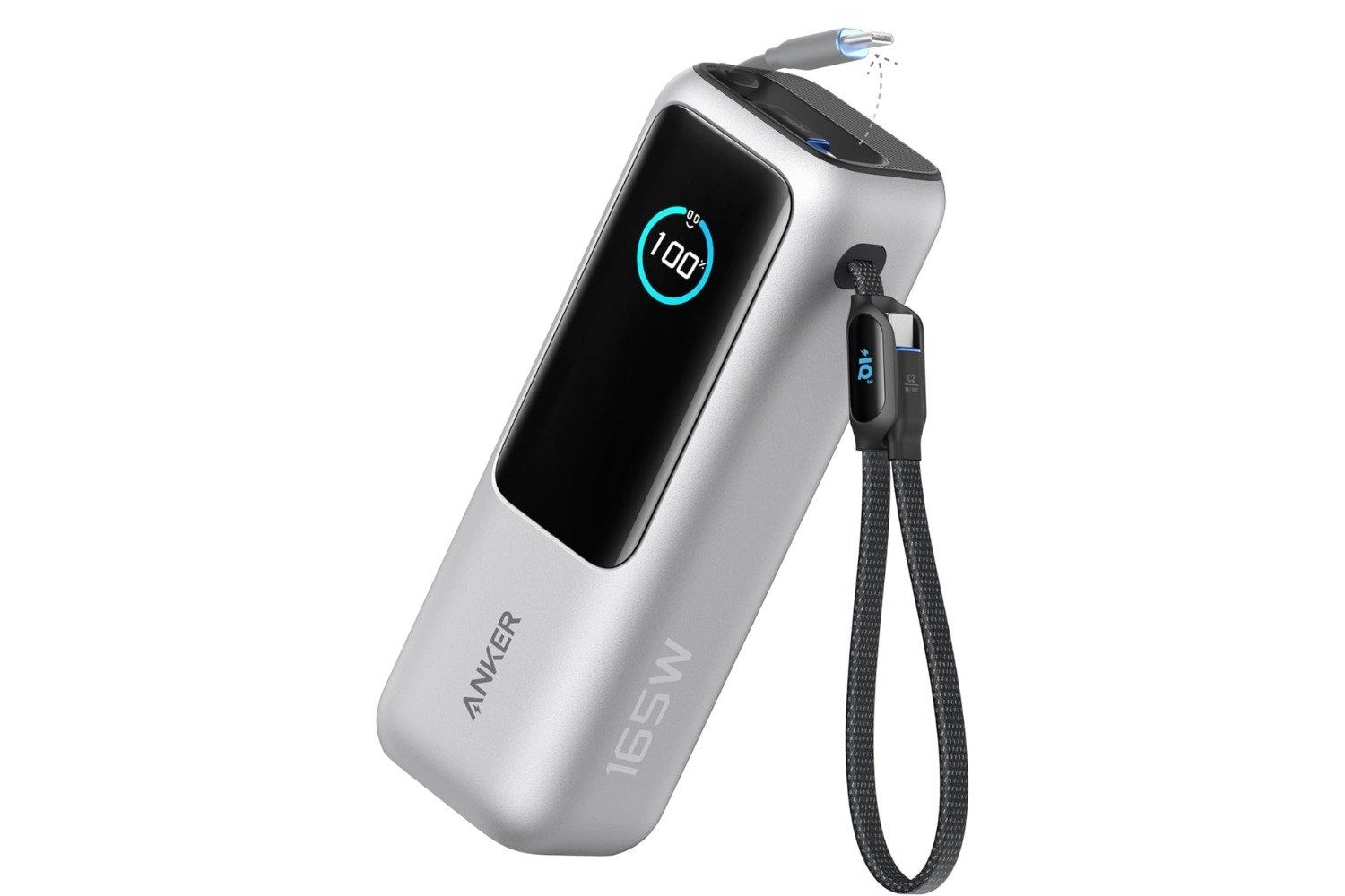 Carregador portátil Anker com desconto de $25 para manter seu laptop sempre carregado.; Reprodução: Gizmodo