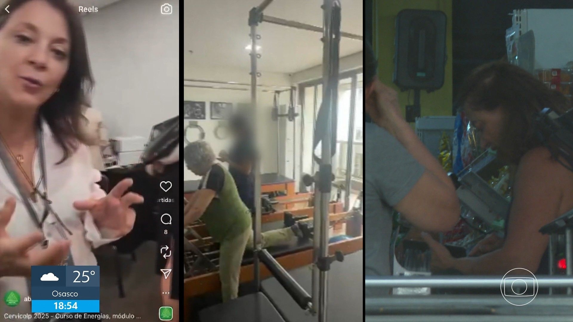 Ginecologistas do Hospital Heliópolis são flagradas fora do trabalho.. Reprodução: G1