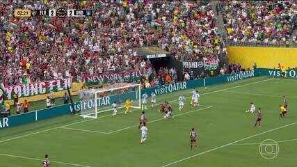 Freytes comemora gol do Fluminense contra o Ulsan na Copa do Mundo de Clubes. Reprodução: Globo