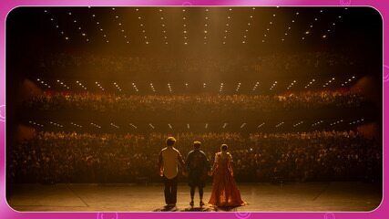 Gregório Duvivier em cena na peça 'O Céu da Língua', sucesso no Teatro Casa Grande. Reprodução: Globo