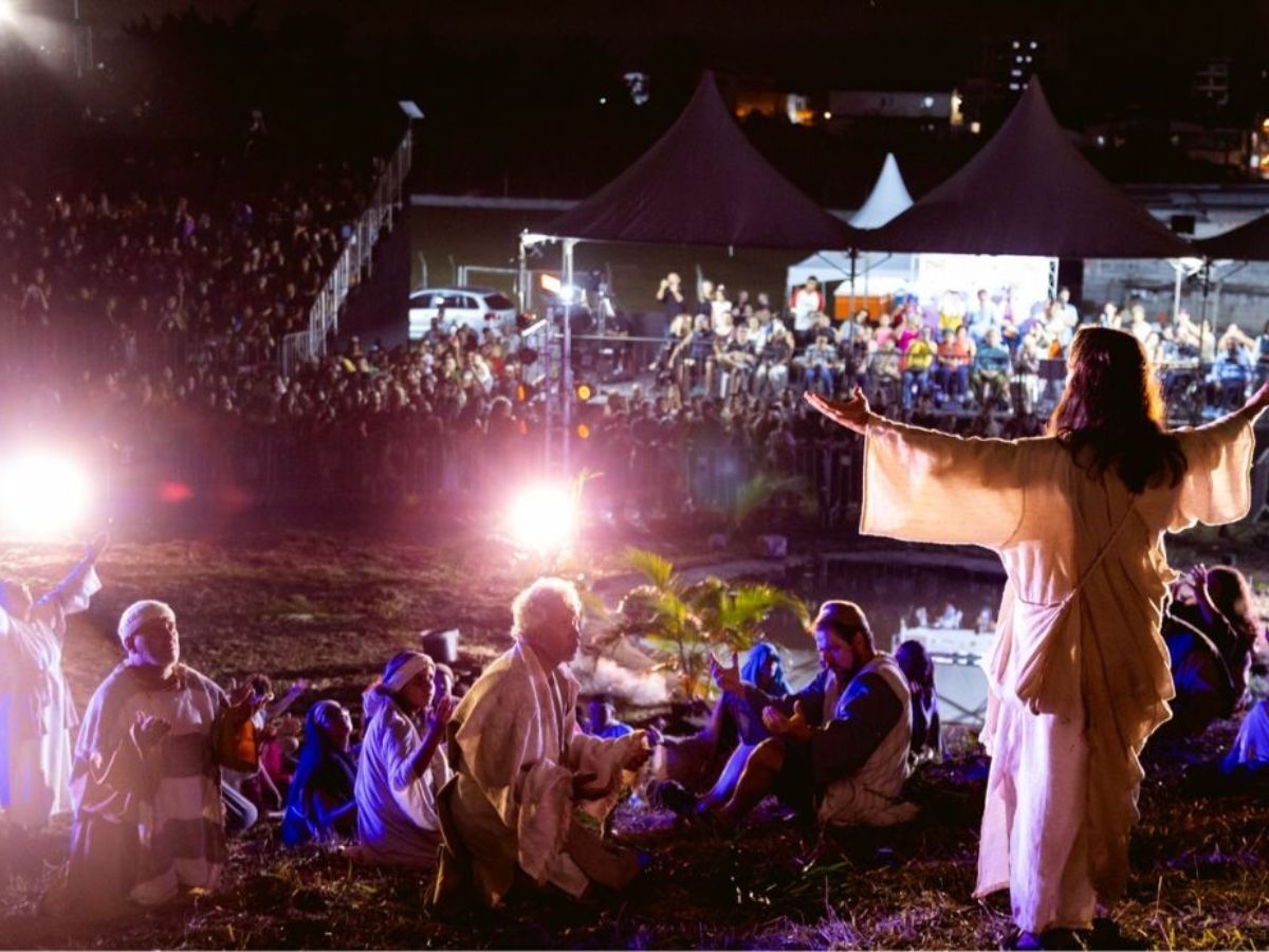 Inscrições para figurantes da Paixão de Cristo estão abertas. Reprodução: G1