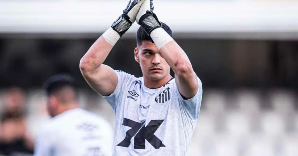 Brazão defende pênalti e garante empate do Santos contra o CRB.; Reprodução: Terra