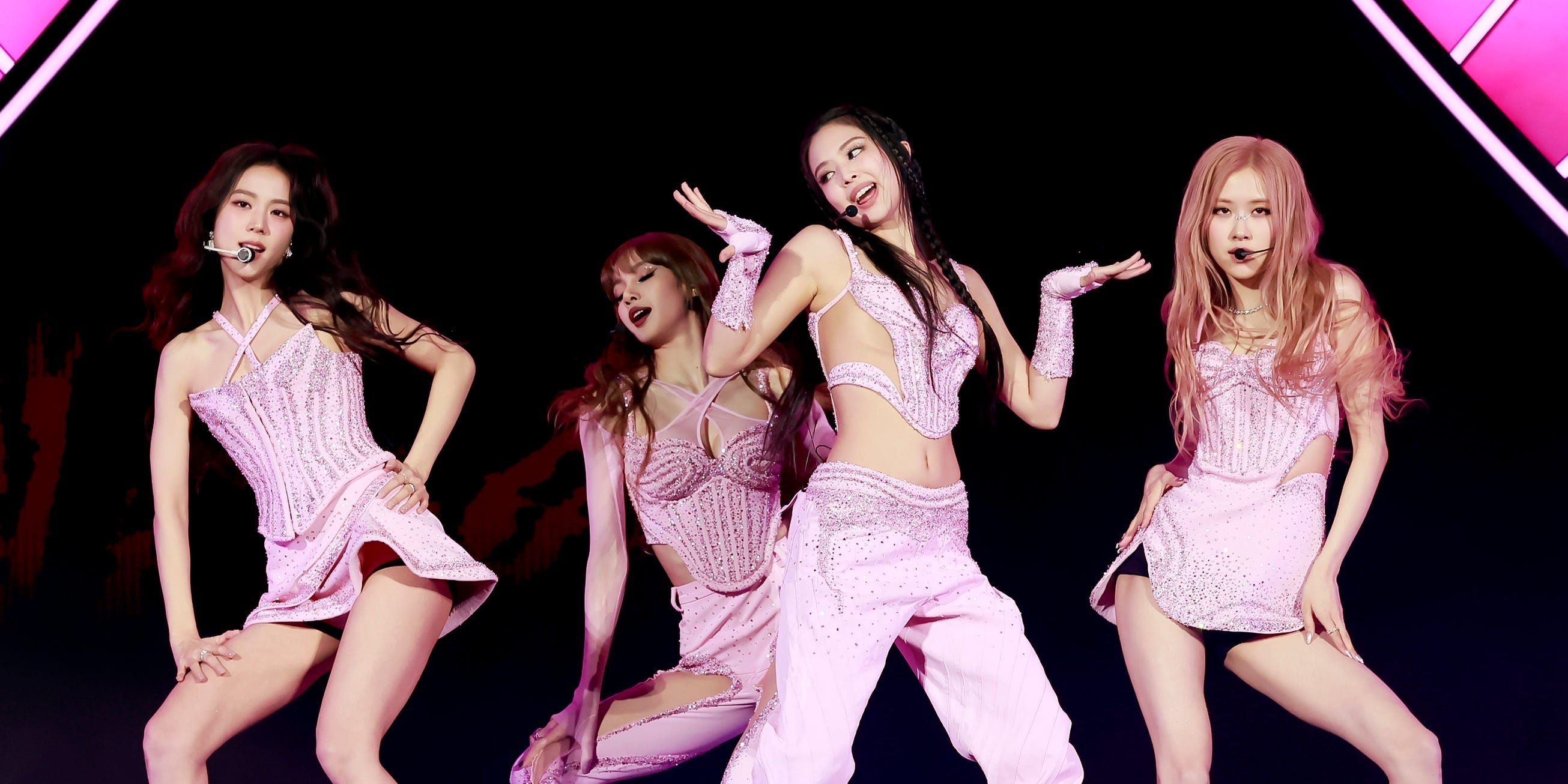 Blackpink se apresenta no Coachella 2023, dando início ao tour mundial com shows esgotados. Reprodução: Business Insider