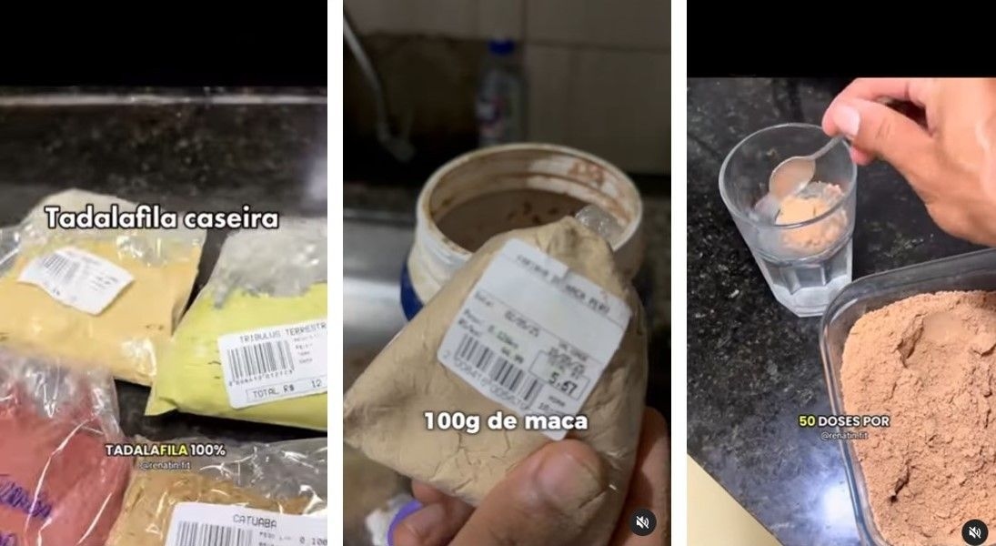 Especialistas alertam sobre os riscos das receitas caseiras para disfunção erétil e sua ineficácia. Reprodução: Globo