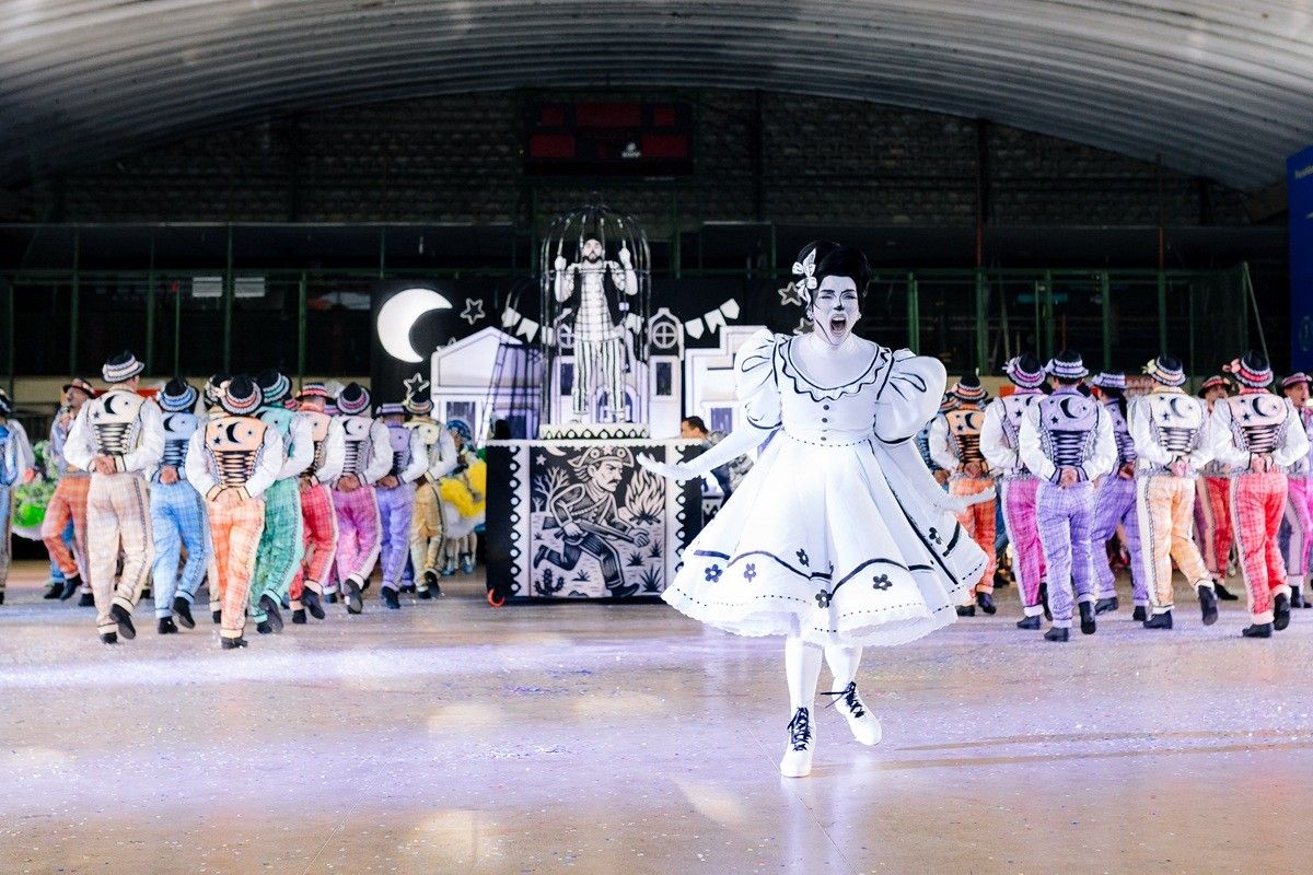 Quadrilhas juninas de Pernambuco se preparam para as apresentações do São João 2025. Reprodução: Globo