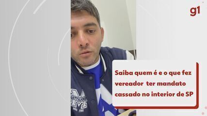 Vereador Leandro Guerreiro de São Carlos tem mandato cassado por injúria e difamação.; Reprodução: G1