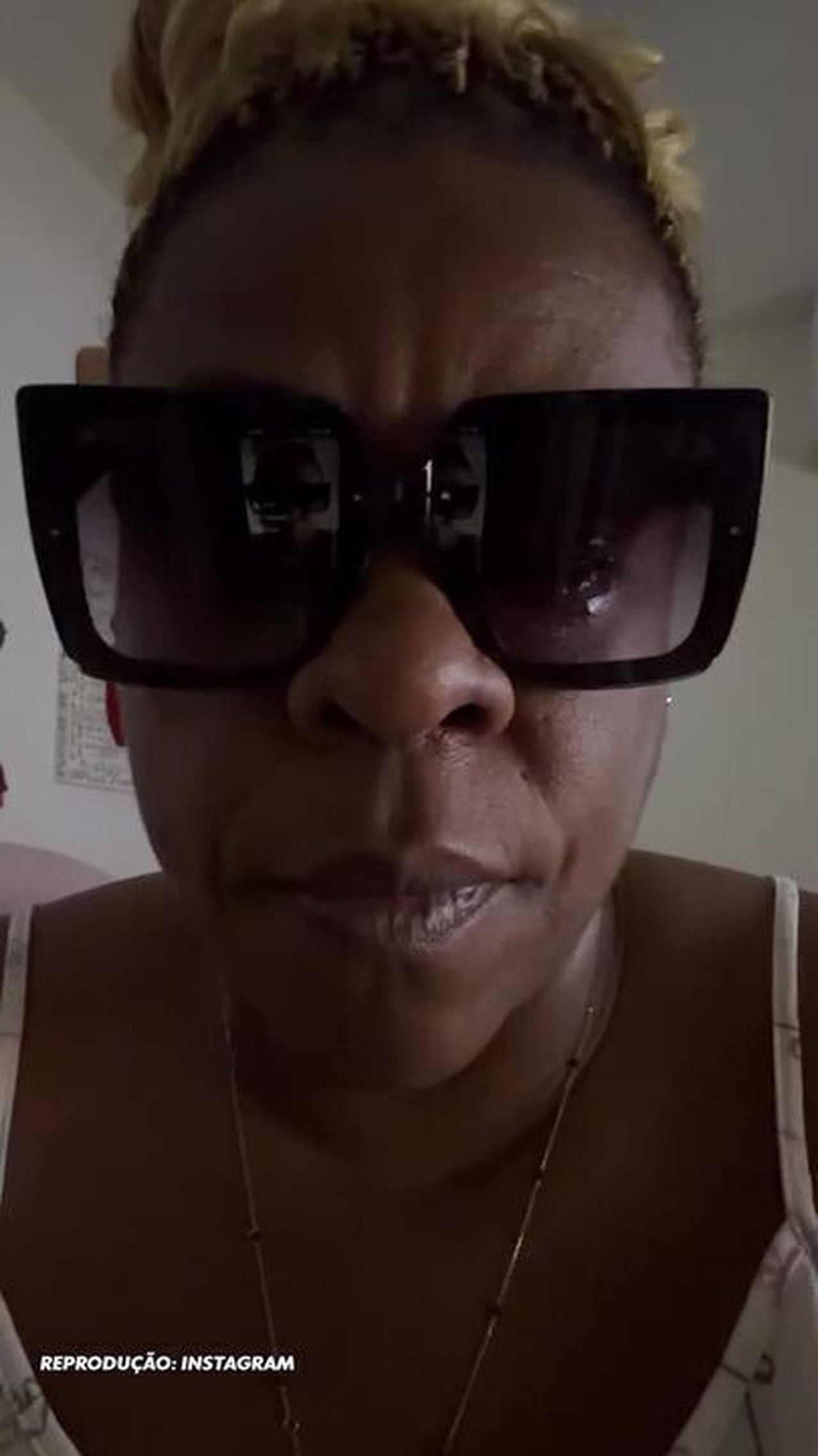 Cacau Protásio segue com problemas de visão após uso de pomada capilar. Reprodução: Gshow